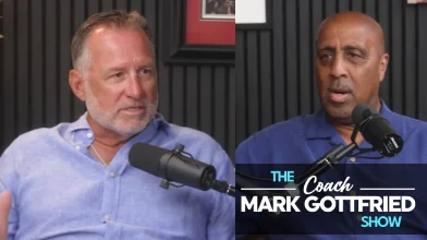 Podcast thumbnail of Coach Mark gottfried and Lorenzo Romar